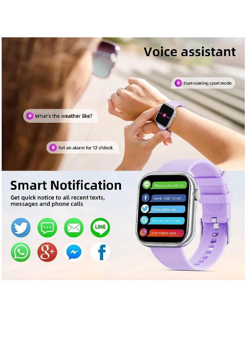 Roxxon - Smart Watch For Women Bluetooth Call Full Touch Screen Smartwatch Fitness Watch With Heart Rate Sleep Monitor Sports Modes Activity Tracker For Android iOS - Image 1