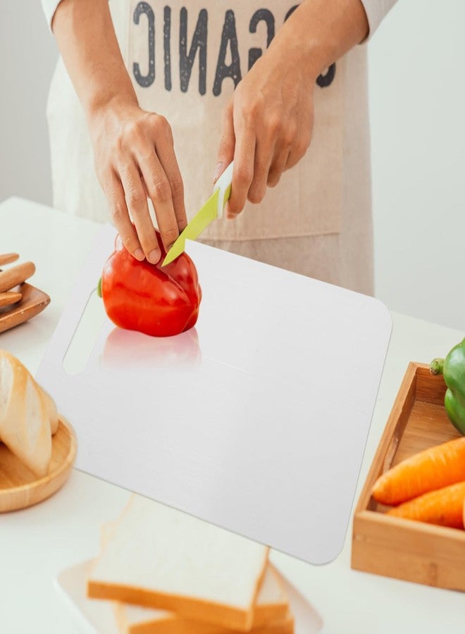 BESTOYARD 13X9 Inch Stainless Steel Cutting Board Double-Sided Metal Chopping Board for Kitchen Meat Vegetable Cheese Use Dishwasher Safe - Image 3