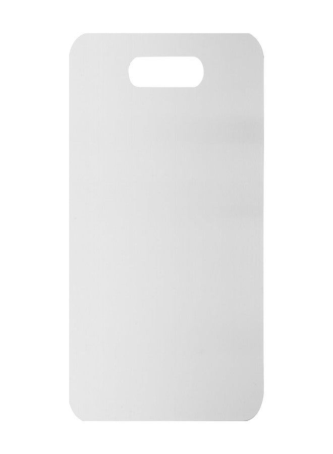 BESTOYARD 13X9 Inch Stainless Steel Cutting Board Double-Sided Metal Chopping Board for Kitchen Meat Vegetable Cheese Use Dishwasher Safe - Image 1