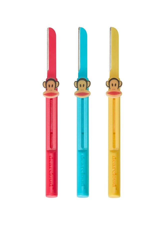 dearcloud Paul Frank Retractable Dermaplane Facial Razor Set - Smooth & Exfoliate Skin (3 pack) - Image 2