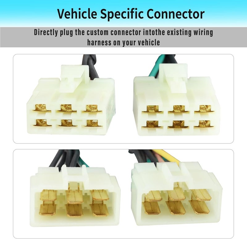 Oyviny Vehicle Side Custom 4 Way Trailer Wiring Harness for 1984-1995 Toyota Pickup and 1995-2004 Toyota Tacoma - Image 3