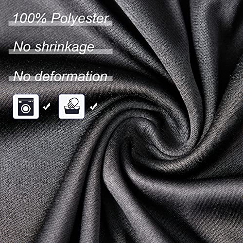 Mohoeey 10 ft x 10 ft Black Backdrop Curtains Panels, Wrinkle Free Polyester Photography Backdrop Drapes,Wedding Party Home Decoration Supplies - Image 3