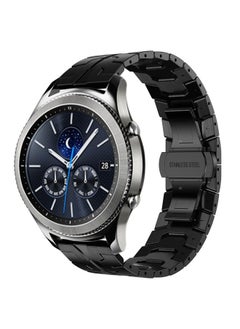 Replacement Strap For Samsung Gear S3 Classic Armor Stainless Steel Metal Watch Band Black