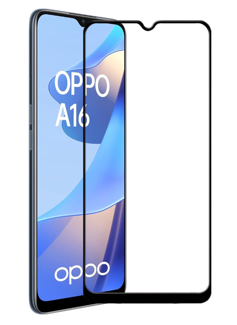 ACLIX Antistatic ESD Dustproof Premium Quality High Definition Tempered Glass Screen Protector Designed For Oppo A16 - Image 1