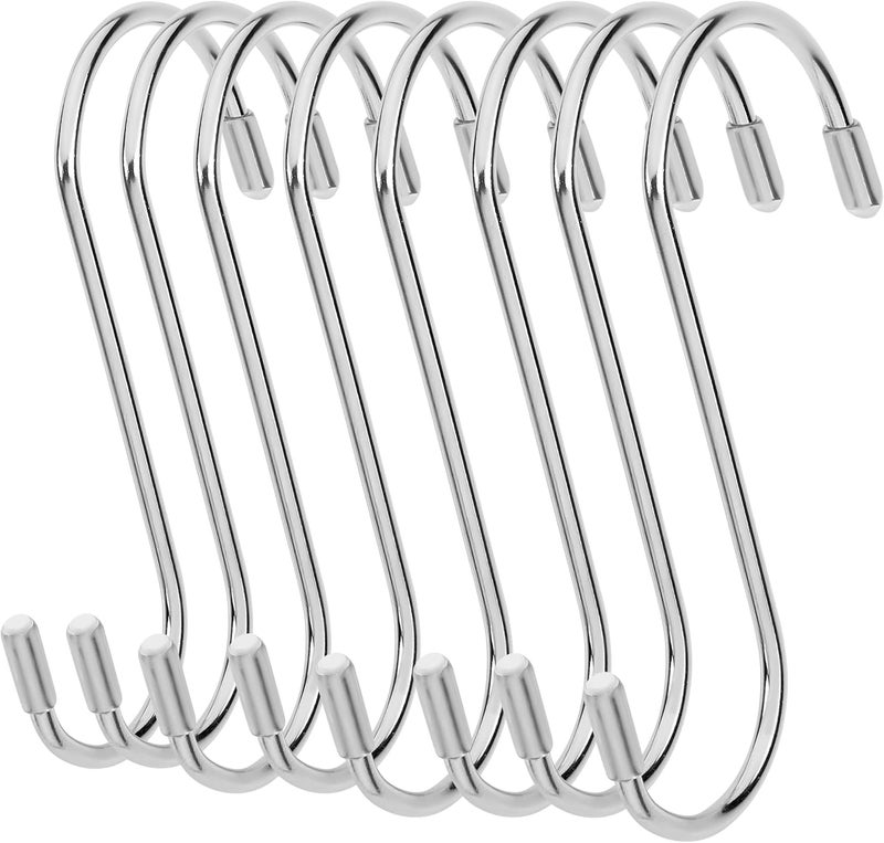 JoyServe Portion Control Serving Spoons - (8 Piece Set) Restaurant Measuring Serving Ladle Utensils for Weight Loss, Bariatric Gastric Sleeve, Includes 2, 4, 6, 8 oz Solid & Perforated Scoops, 14-1/4" Long - Image 5
