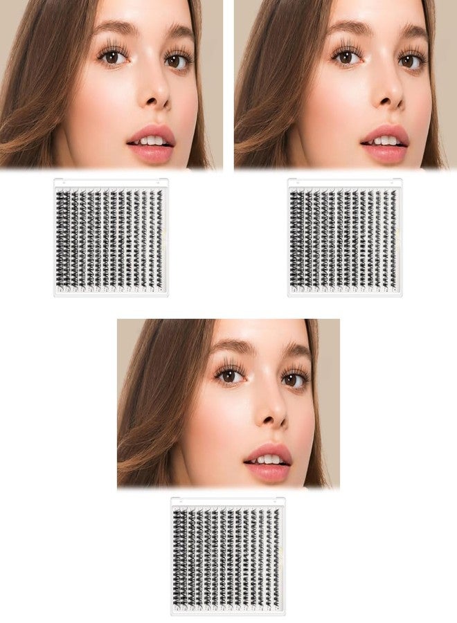 MAYCREATE® 1440PCS Lash Clusters DIY Eyelash Extensions 9-16mm Mixed D Curl Individual Eyelashes Wispy Thin Band Soft - Image 1