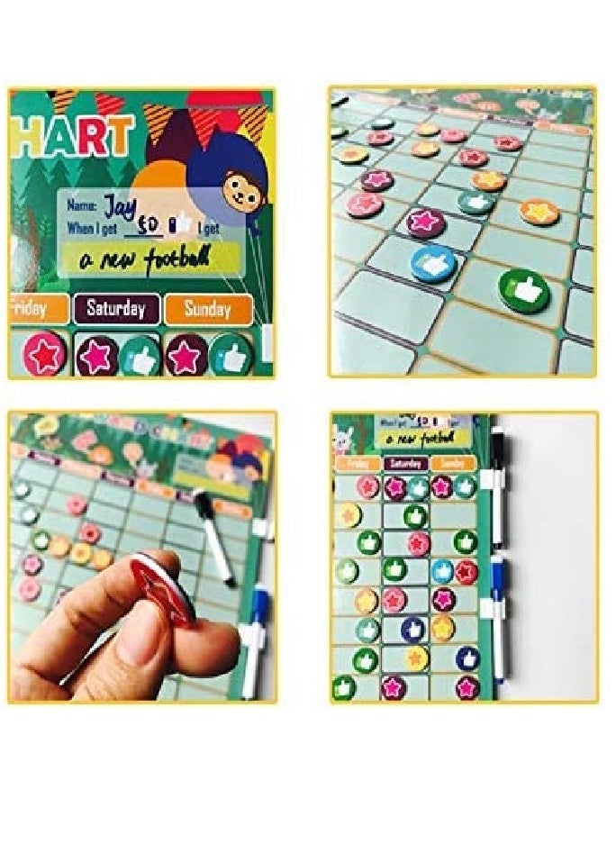 Cutie Cute - Reward Chart Magnetic Reward And Responsibility Chart For Kids - Image 1