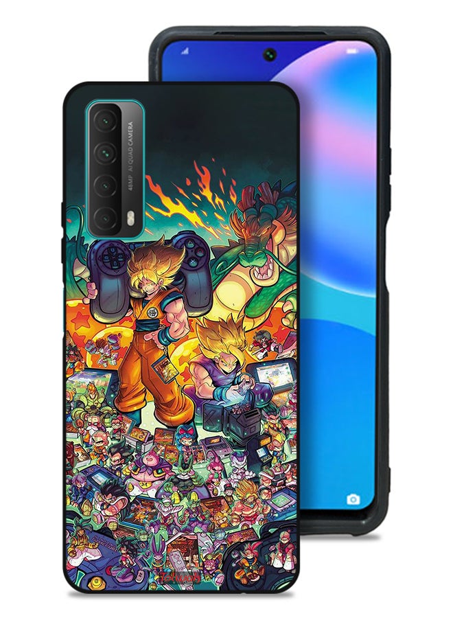 Tolwak Huawei Y7a Protective Case Cover Gamer Art Doodles - Image 1