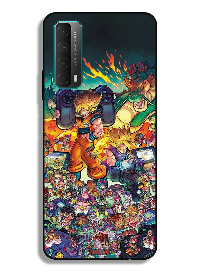 Tolwak Huawei Y7a Protective Case Cover Gamer Art Doodles - Image 2