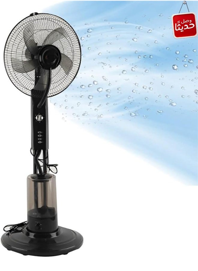 Cady One 70-watt vertical mist fan, 4-liter water tank, 3-speed and adjustable height  - Image 1