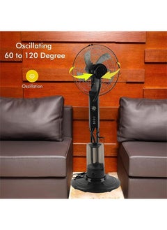 Cady One 70-watt vertical mist fan, 4-liter water tank, 3-speed and adjustable height  - Image 4