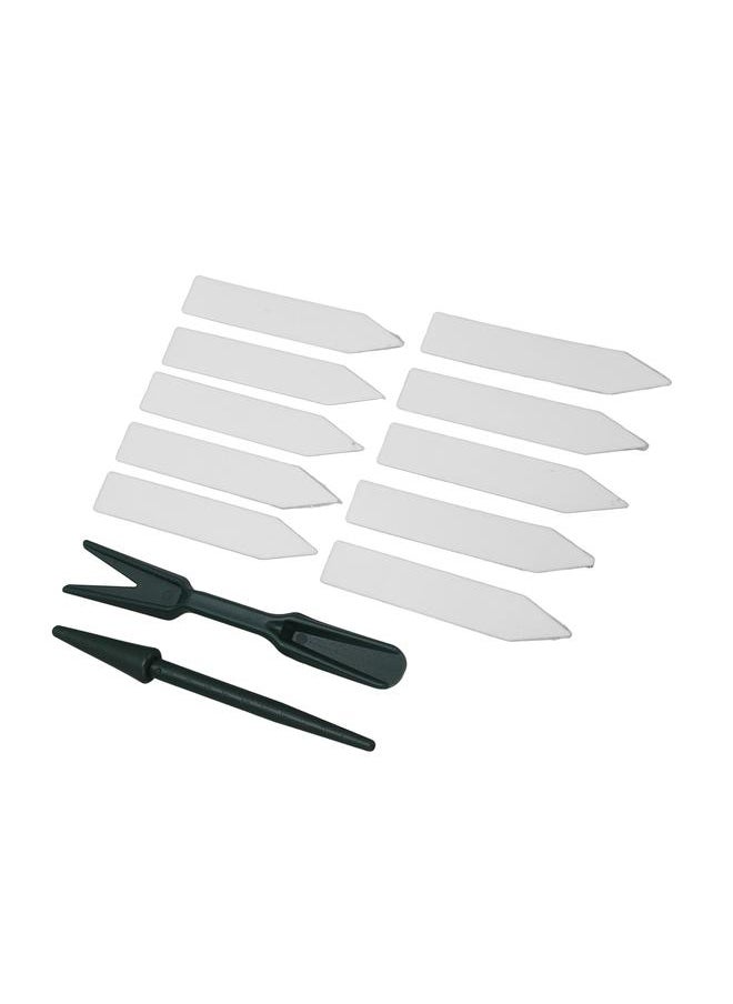 Thoraya - 5Set Garden Hole Punch Dibbler Seedling Transplanter Hand Dibber Tool with Plant Transplanter Plant Labels for Garden Planting - Image 1