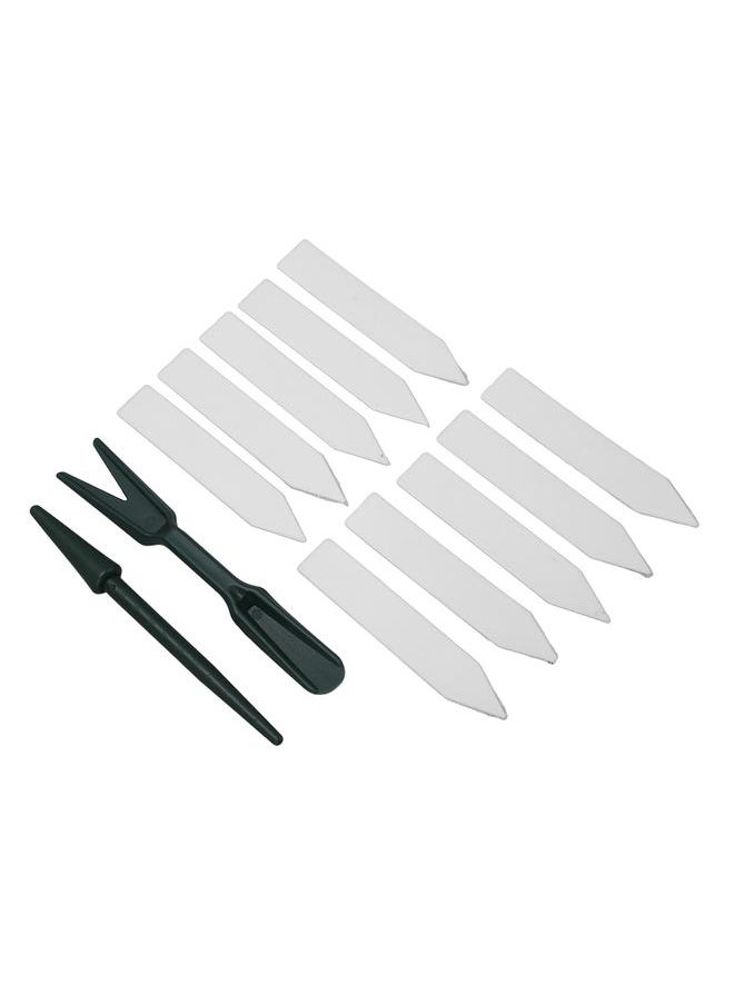 Thoraya - 5Set Garden Hole Punch Dibbler Seedling Transplanter Hand Dibber Tool with Plant Transplanter Plant Labels for Garden Planting - Image 1
