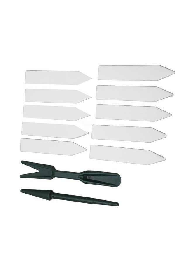 Thoraya - 5Set Garden Hole Punch Dibbler Seedling Transplanter Hand Dibber Tool with Plant Transplanter Plant Labels for Garden Planting - Image 1