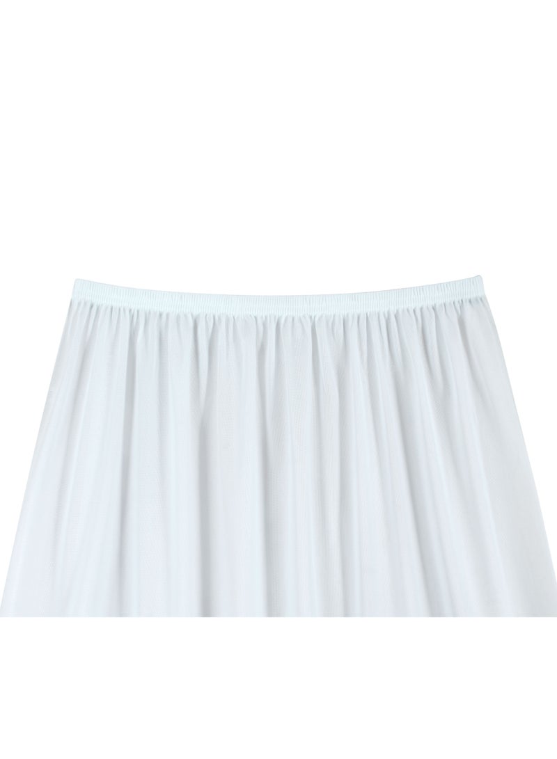 City Rose 6 - Pieces Full Length Soft inner Skirt with Elasticised Waistband and Big Dantel Women Multicolor - Image 3