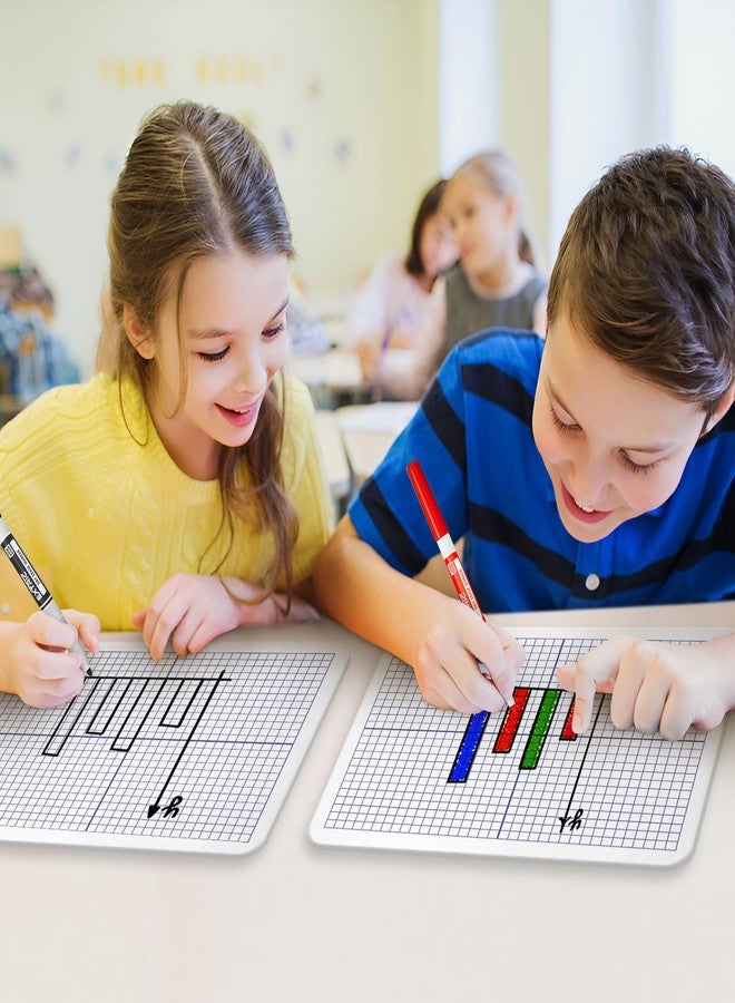 Ultimate Stationery Grid Whiteboard, 9 x 12 Graph Board, 2 Pack Double Sided Dry Erase Board for Students and Kids - Image 5