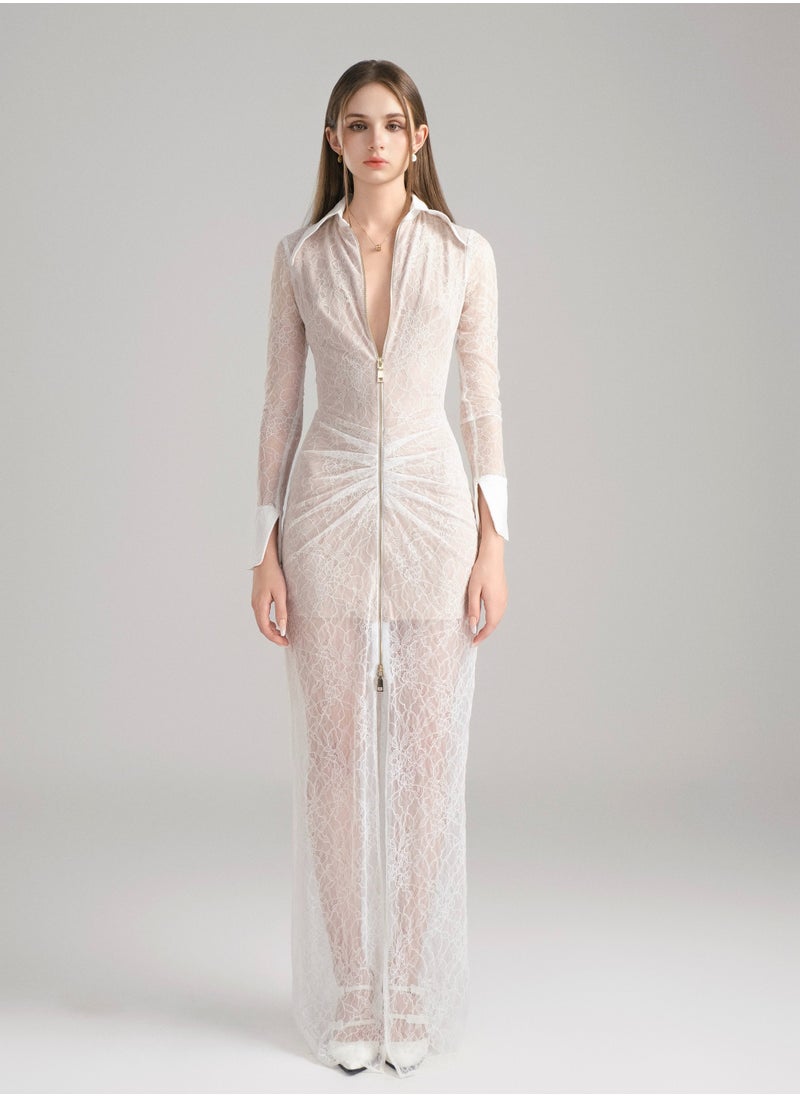 Generic - POEM • MILAN BEIGE MAXI DRESS - Image 1