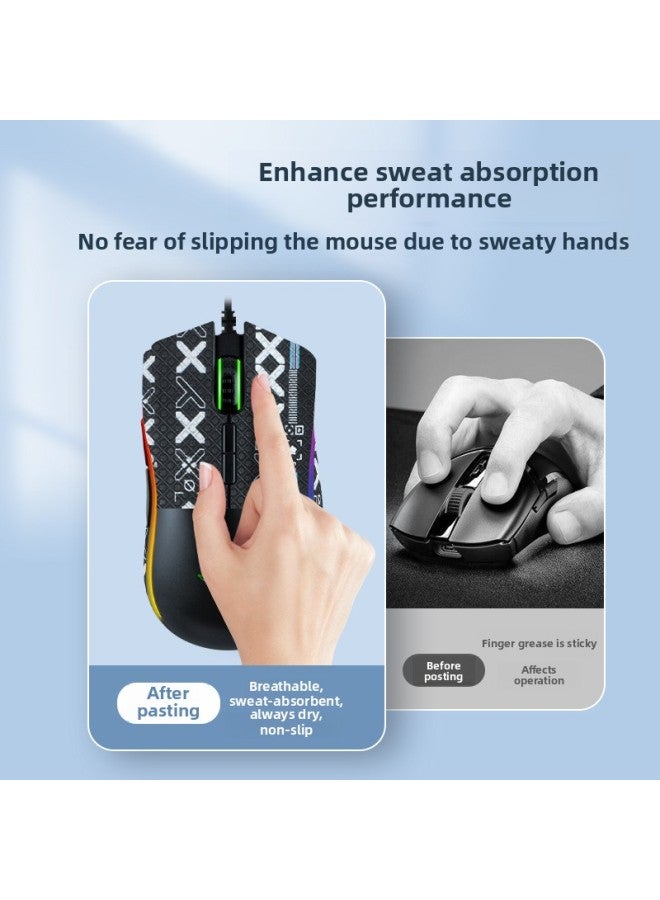 For Thundersnake Mamba Cobra Mouse Anti-Slip Sticker 5G Elite Edition Competitive Edition Sticker Side Skirt Ice Edition Foot Pad-Color:[ice Version] A Pair Of Mouse Feet  - Image 5