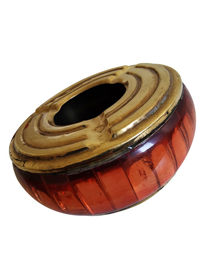 NIBEMINENT Beautiful Design Metal Ashtray Multicolour 8x8x3cm - Image 4