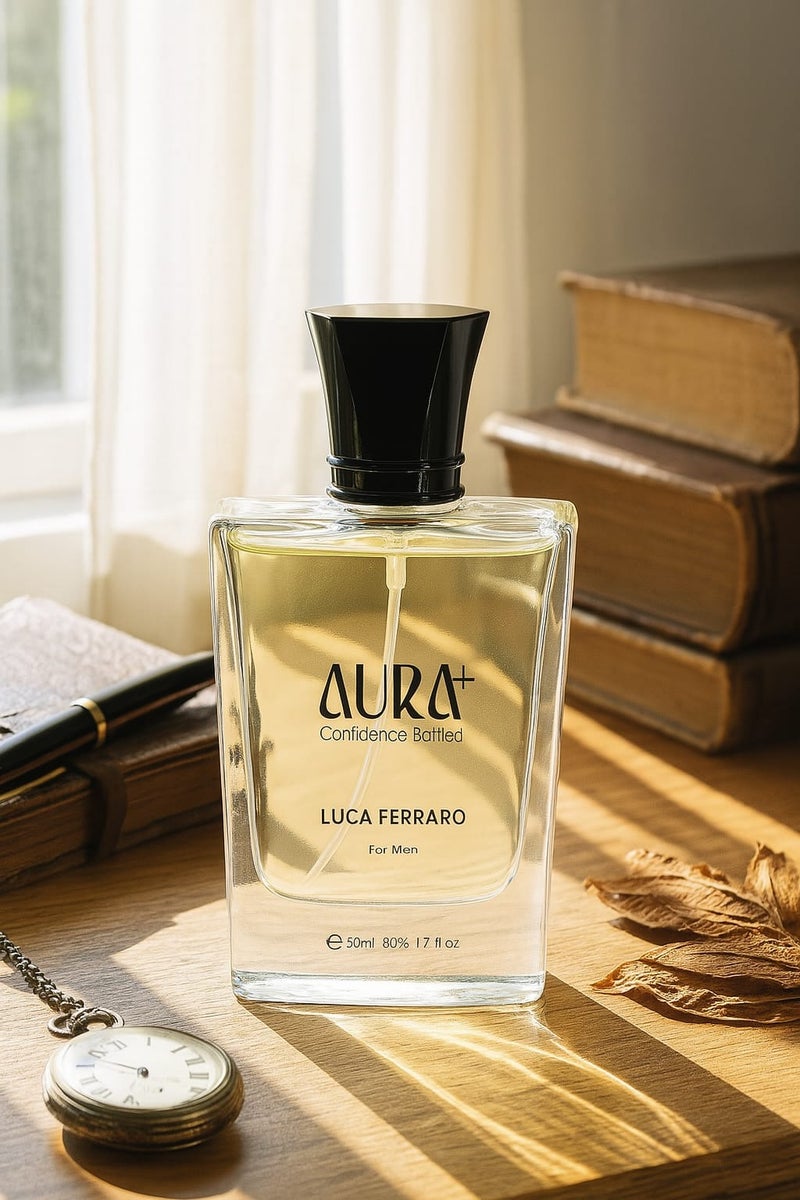 Aura plus Luca Ferraro EDP For Men 50ml Perfume - Image 1