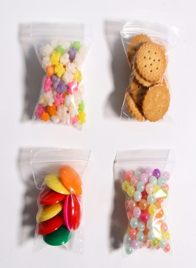 RKZCT 200Pcs Small Plastic Zip Lock Bags for Pills, Jewelry 2 x 3 Inches | Mini Bags for Tiny Items - Image 3