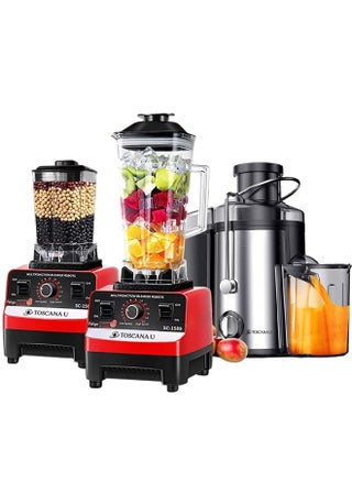 3 in 1 set of electric juicer, capacity 600 ml, power 800 watts, and multi-function blender with grinder capacity 2 liters. - pzsku/Z22B205A5C458C8AAC84CZ/45/_/1738762070/0c30210a-e1e3-4365-b8ae-c6a8ddf215f3