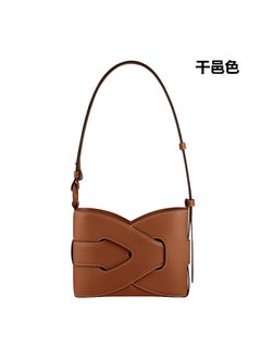 Generic Polene Nodde Braided Vintage Twist Shoulder Bucket Bag Cognac color ※ready stock※ 