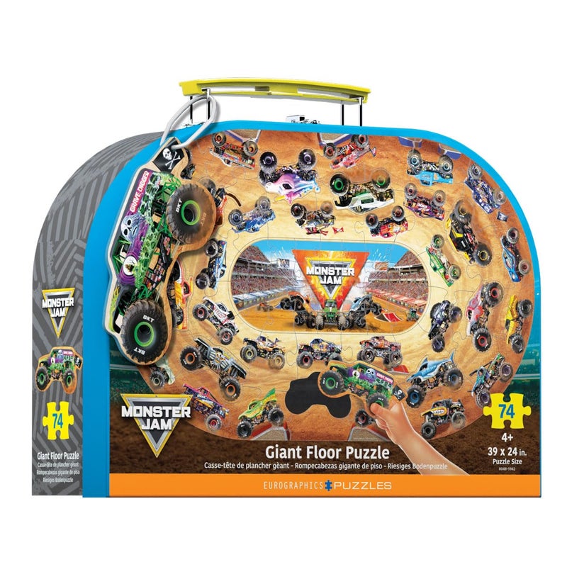 eurographics Giant FloorPuzzle - MonsterJam - Image 1