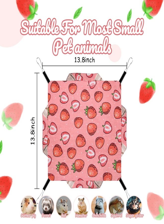 LEFTSTARER Guinea Pig Rat Ferret Hammock Bed Chinchilla Hamster Squirrel Hanging Hammock Summer Ice Surface Bed Cage Stuff Accessories - Image 2