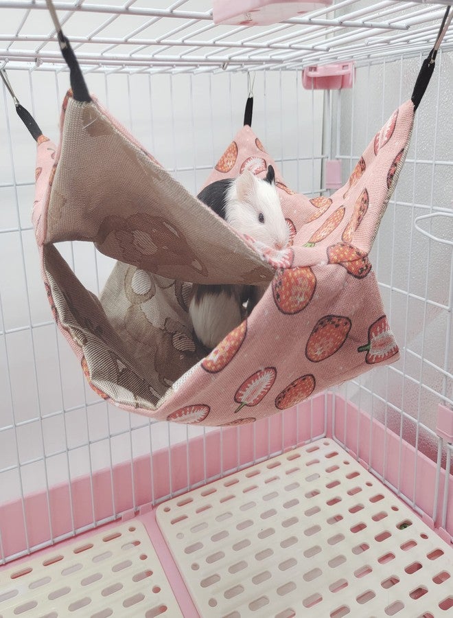 LEFTSTARER Guinea Pig Rat Ferret Hammock Bed Chinchilla Hamster Squirrel Hanging Hammock Summer Ice Surface Bed Cage Stuff Accessories - Image 5