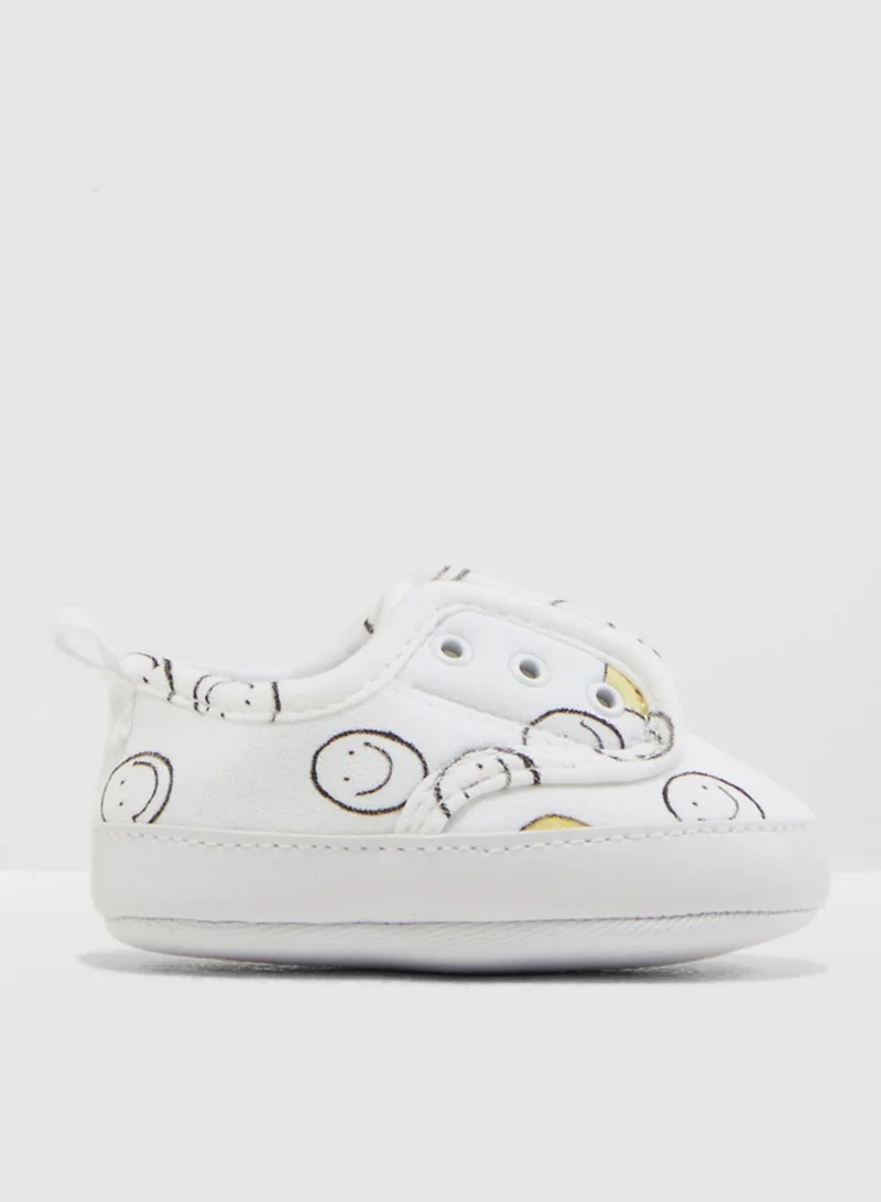 GYMBOREE Infant Smiley Face Sneaker