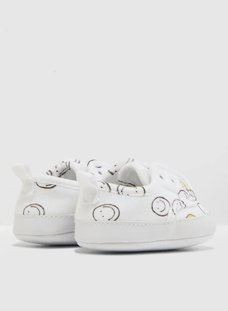 GYMBOREE Infant Smiley Face Sneaker