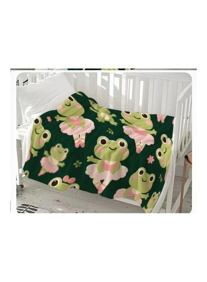 general Flannel thin blanket (warm and comfortable, suitable for sleep, gaming, dust removal and sandproof) 150cm*200cm - 1118 - Image 1