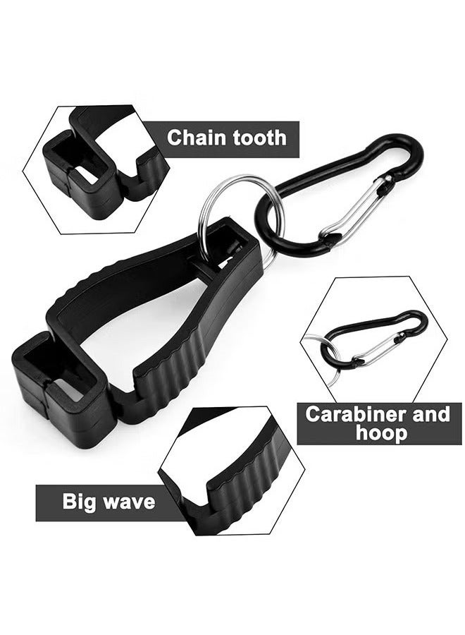 Generic 6 Pack Glove Clips for Work Glove Holders,Glove Belt Clip With Metal Carabiners,Easy to Wear Glove Clip, Tools,  Towel Holder, Ideal for Men Safety Construction Worker Guard Labor - Image 4