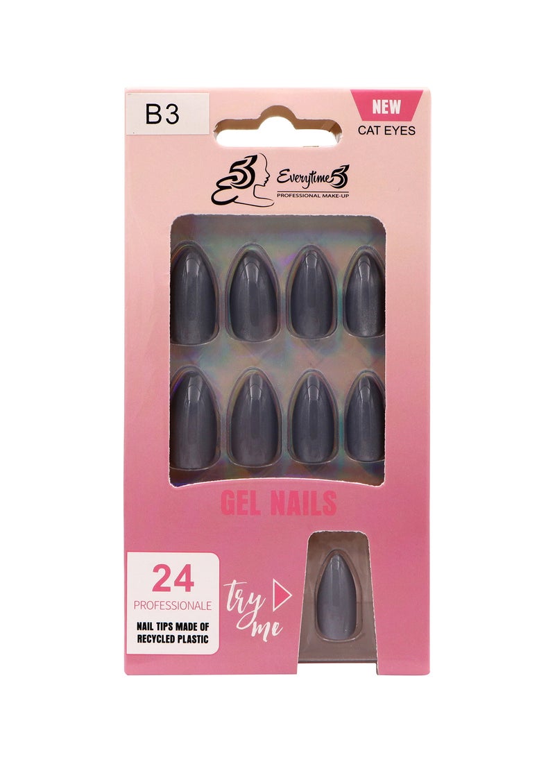 Everytime53 Women's Cateye Gel Nails - B3 - Image 1