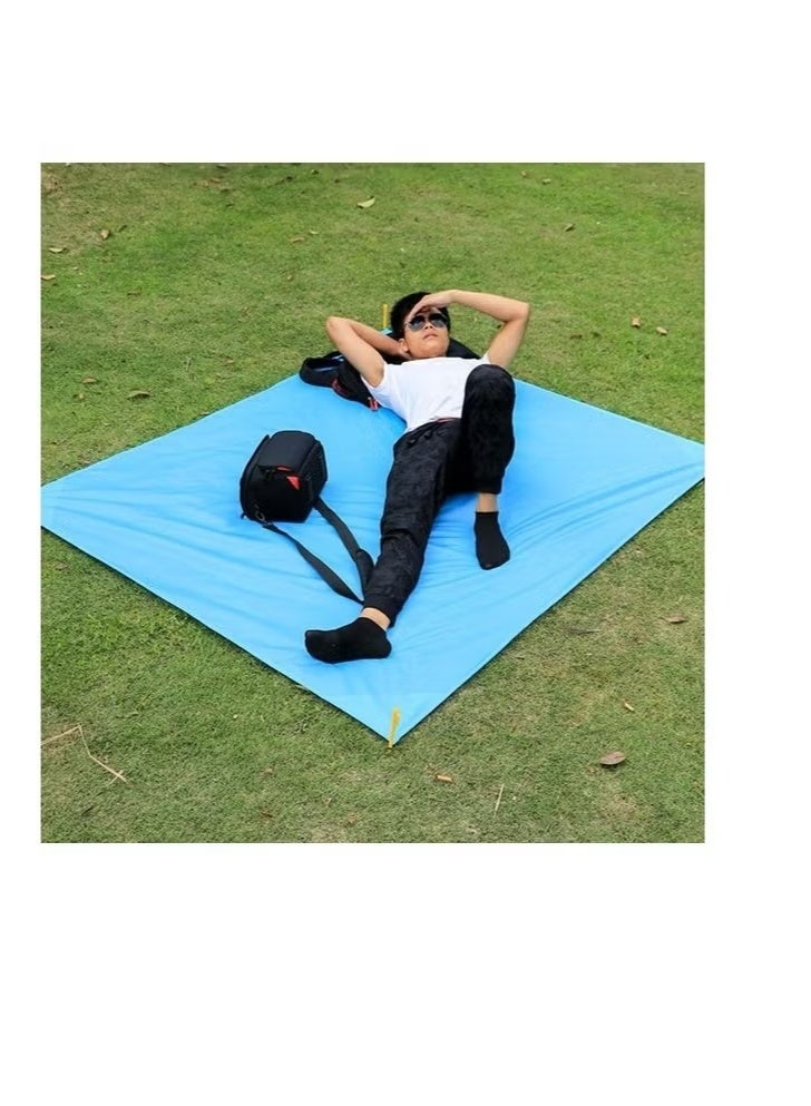 Generic Folding Camping Mat Outdoor Picnic Pad Anti-Sand Blanket Waterproof Beach Mat  - Image 2