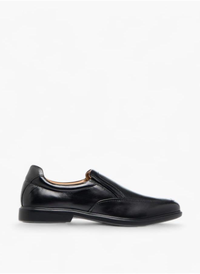 DUCHINI Men's Textured Slip-On Loafers  - Image 3