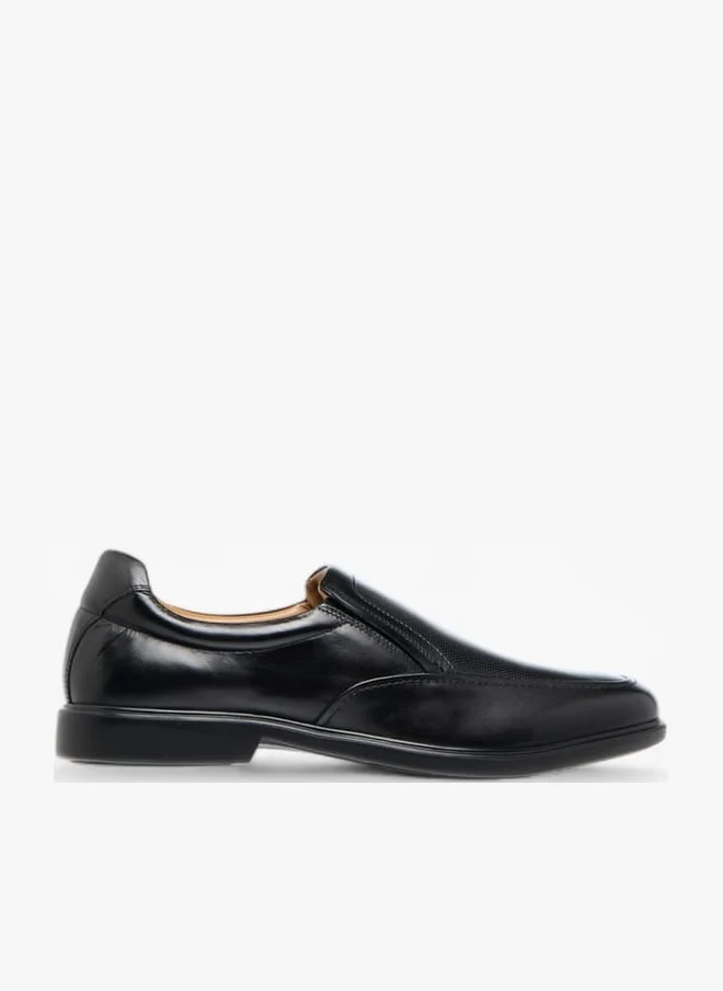 DUCHINI Men's Textured Slip-On Loafers