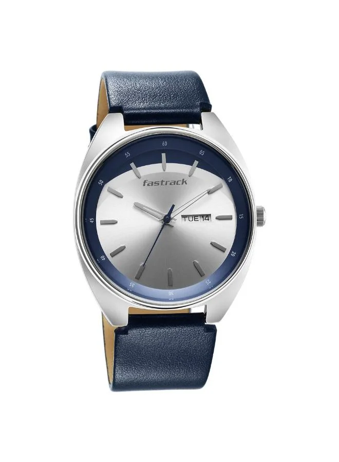 fastrack Men's Leather Analog Watch 3292SL01 - 42 mm