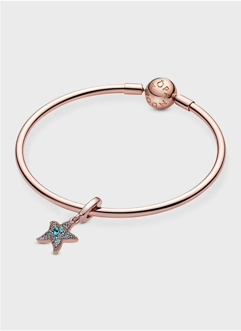 PANDORA Sparkling Starfish Dangle Charm