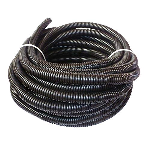 Cacovedo 30 ft Dog Cat Cord Protector Electric Wires Covers Wire Loom Tubing Protect Wires from Rabbits, Cats and Other Pets - Image 1