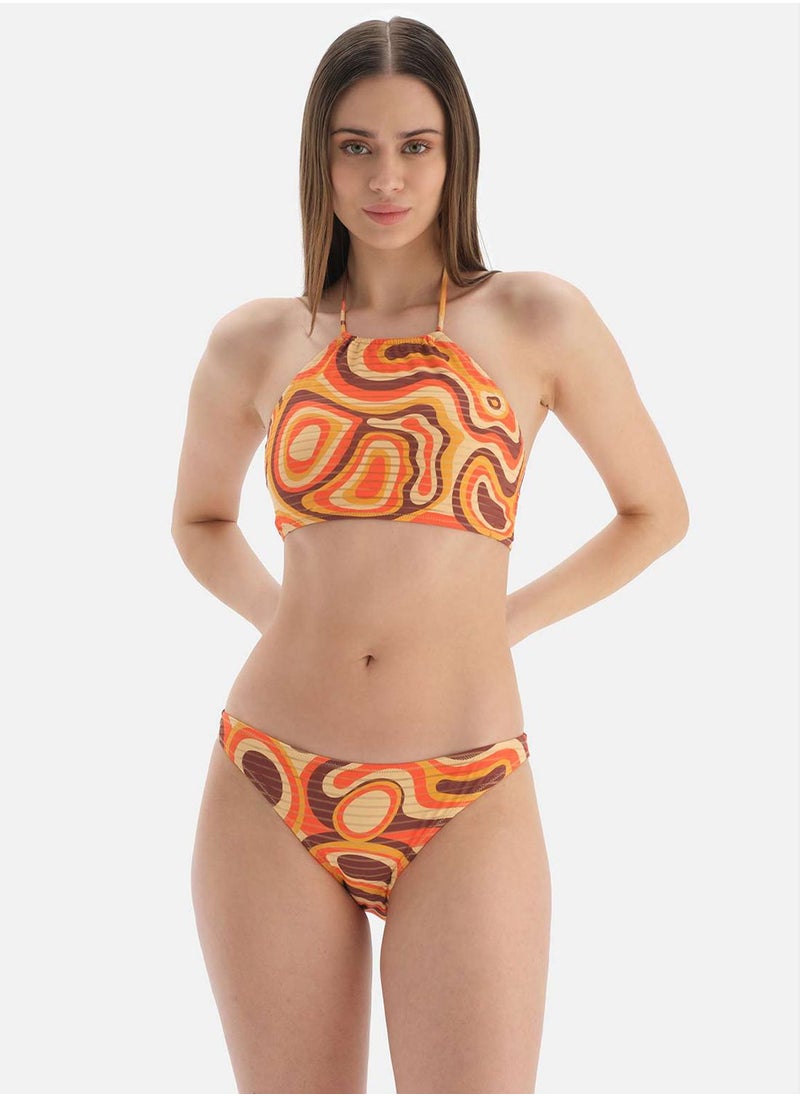 dagi - High Leg Printed Bikini Bottom - Image 1