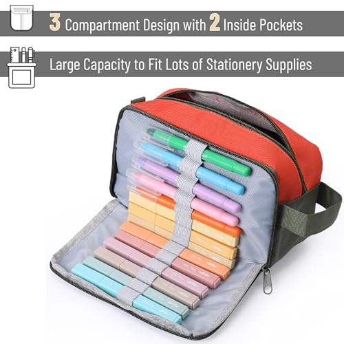 Mr. Pen- Large Capacity Pencil Case, Pencil Pouch, Pencil Bag, Pen Case, Pen Pouch - Image 3