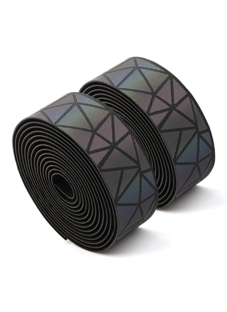 GUB 1626 road bike handlebar strap  Application: Road bike  Material: PU EVA  Specification: 2150*30*2.8mm  N.W: about 88 g/pair, G.W.: about 113g  Color: Golden gradient colorful, Reflective gradient  - Image 3