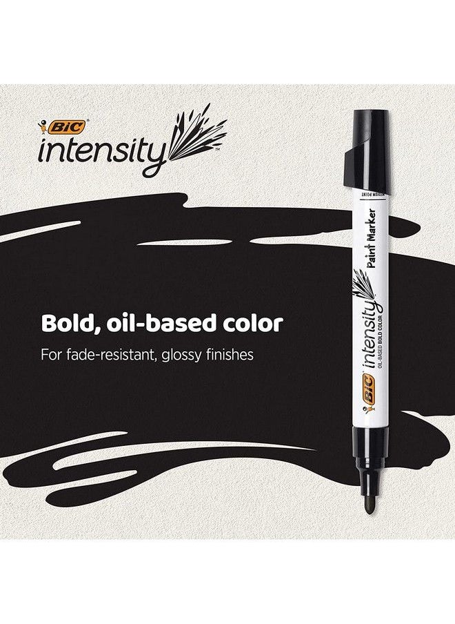 Bic - Intensity Paint Markers Assorted Colors 7 Count Vivid Colors Oilbased Water And Fade Resistant Works On A Variety Of Surfaces - Image 1