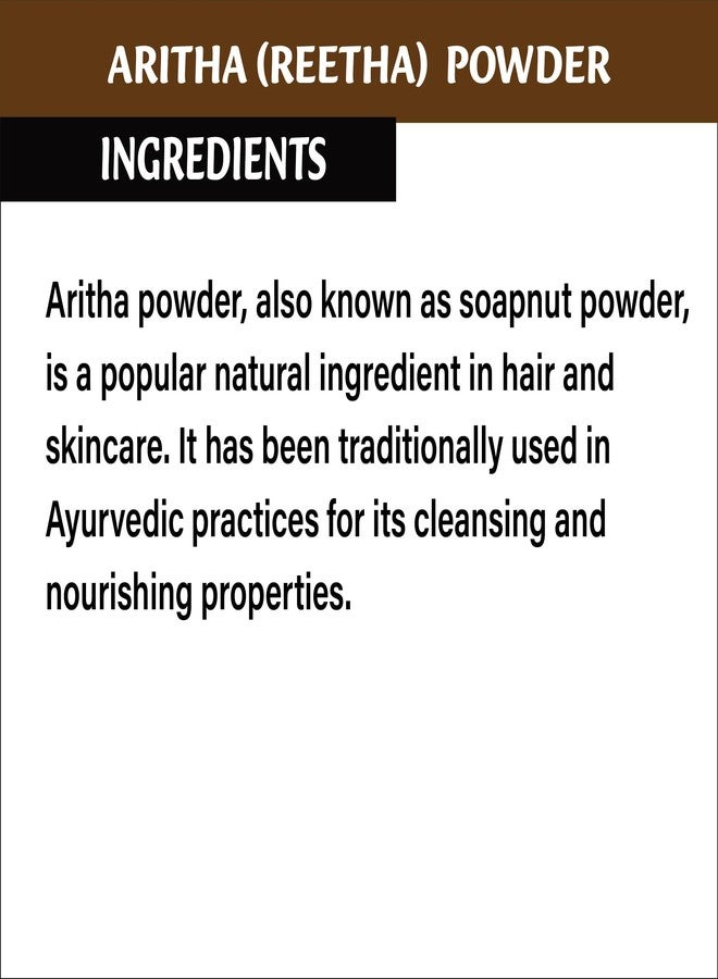 MeeDee Aritha Powder - 100% Pure & Natural Herbal Hair Cleanser | Natural Scalp Cleanser & Shampoo Alternative | Promotes Healthy Scalp & Shiny Hair | Chemical-Free | 100g - Image 5