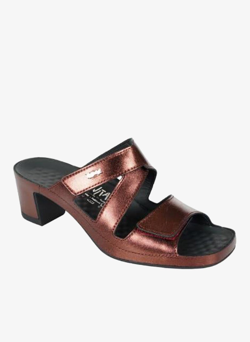 VITAL 148-1038 Vital Ladies Joy - Metallic Sandals 05052 Bordo - Image 2