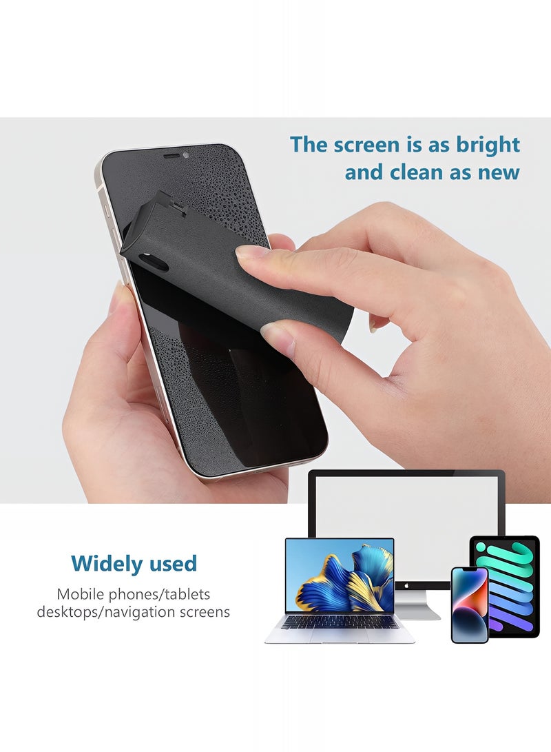 Taimi All-in-One Touchscreen Cleaner, Spray and Built-in Microfiber Cloth with Clear Protective Case, Screen Cleaner for All Phones, Laptop and Tablet - Black  - Image 4