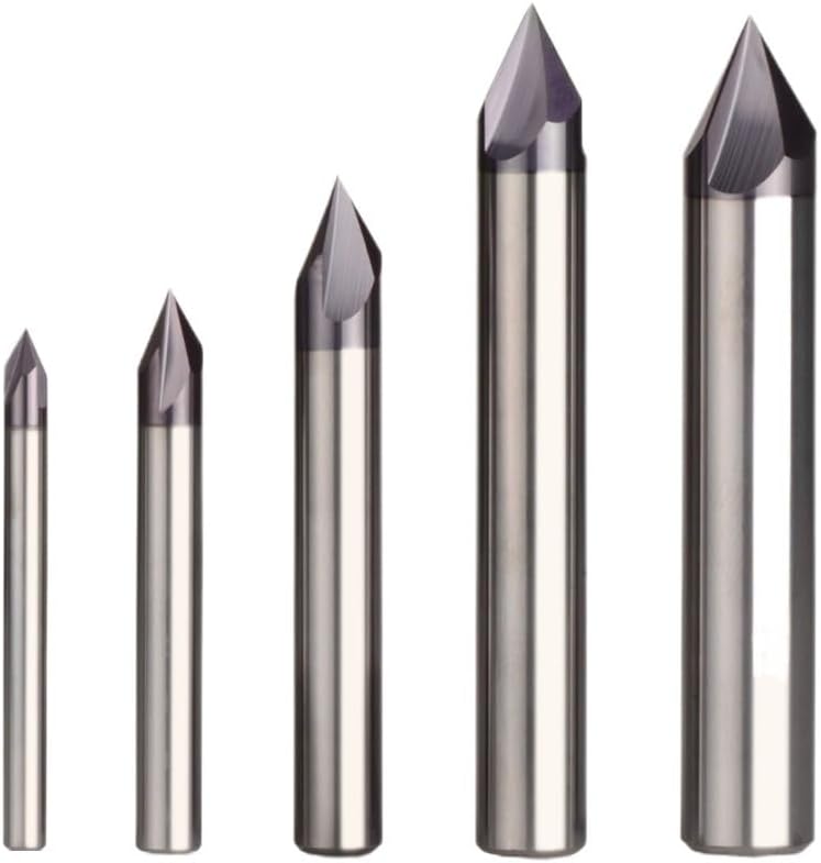 60 90 120 Degree Carbide Chamfer End Mill 3 Flutes V Groove Router Bit Deburr CNC Milling Cutter Size 3F D5 0 R120 - Image 4