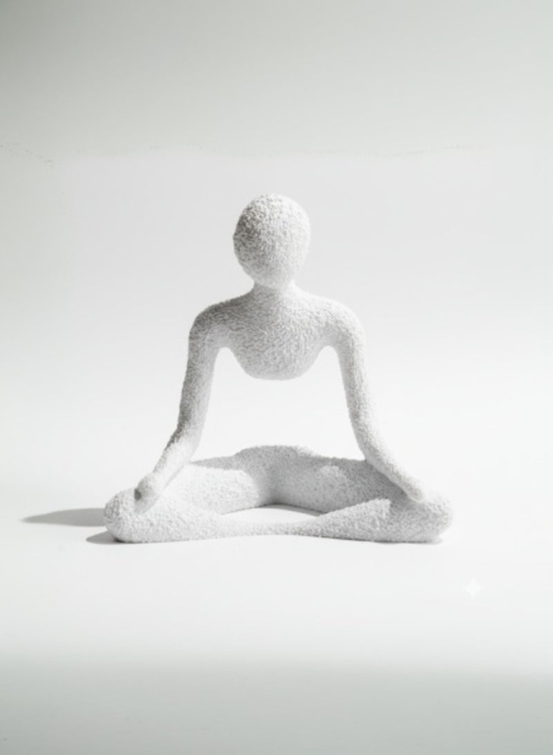 أخوة ثلاثي الأبعاد تمثال التأمل المصغَّر - سكينة الروح - ديكور مكتبي مصنوع يدويًا لتعزيز الهدوء والتركيز، ارتفاع 11.6 سم - Image 3